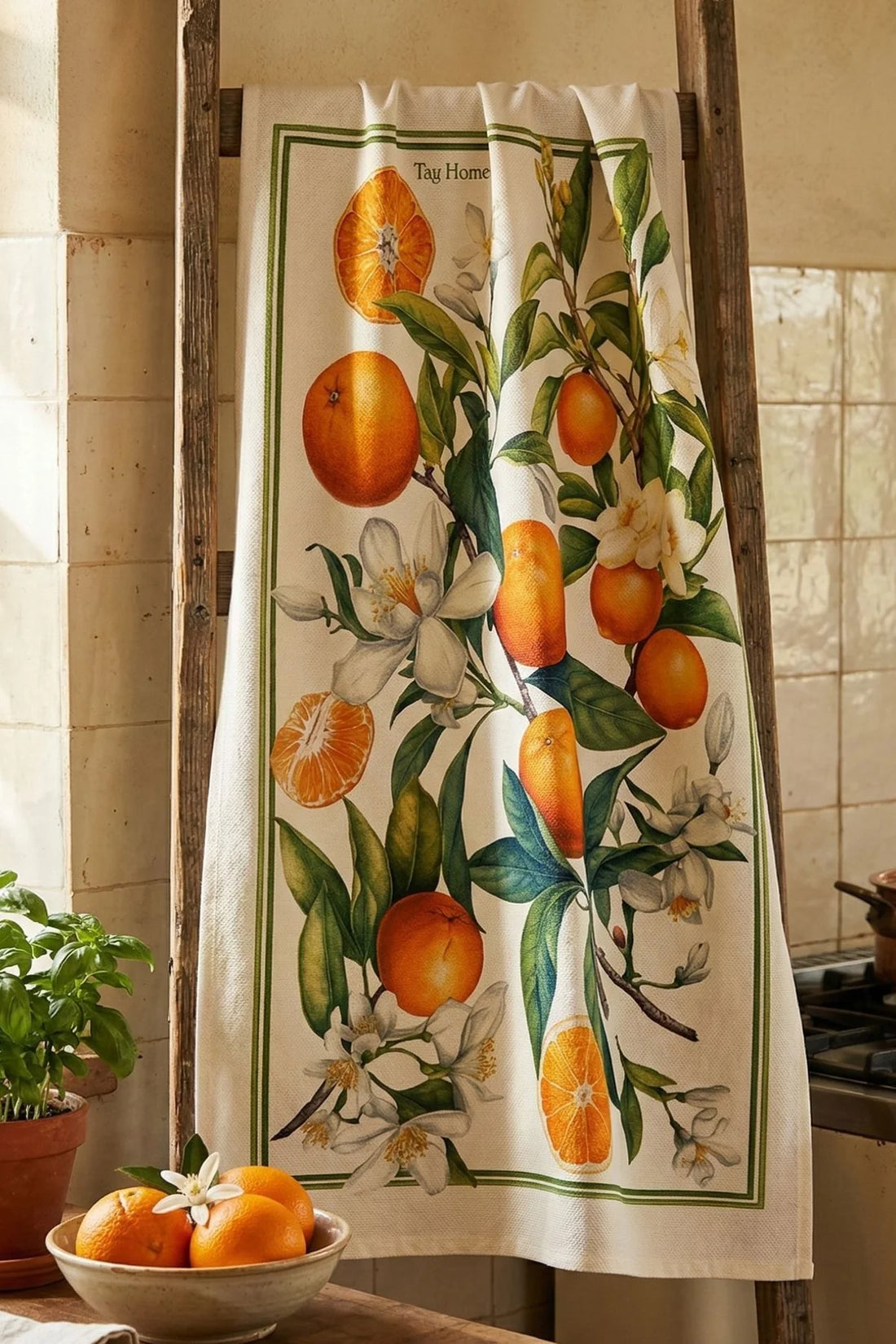 Strofinaccio in Cotone Panama Artissima TAG HOUSE - Arance