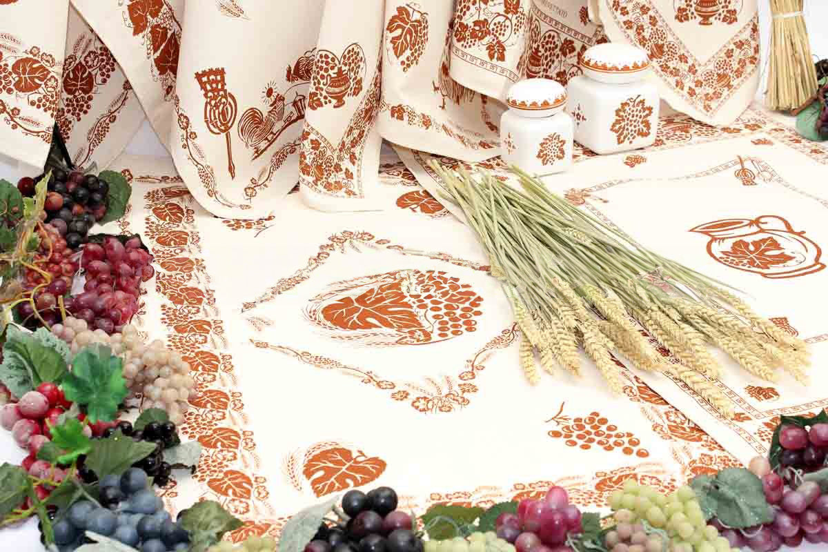 Tea towel with Romagna print
