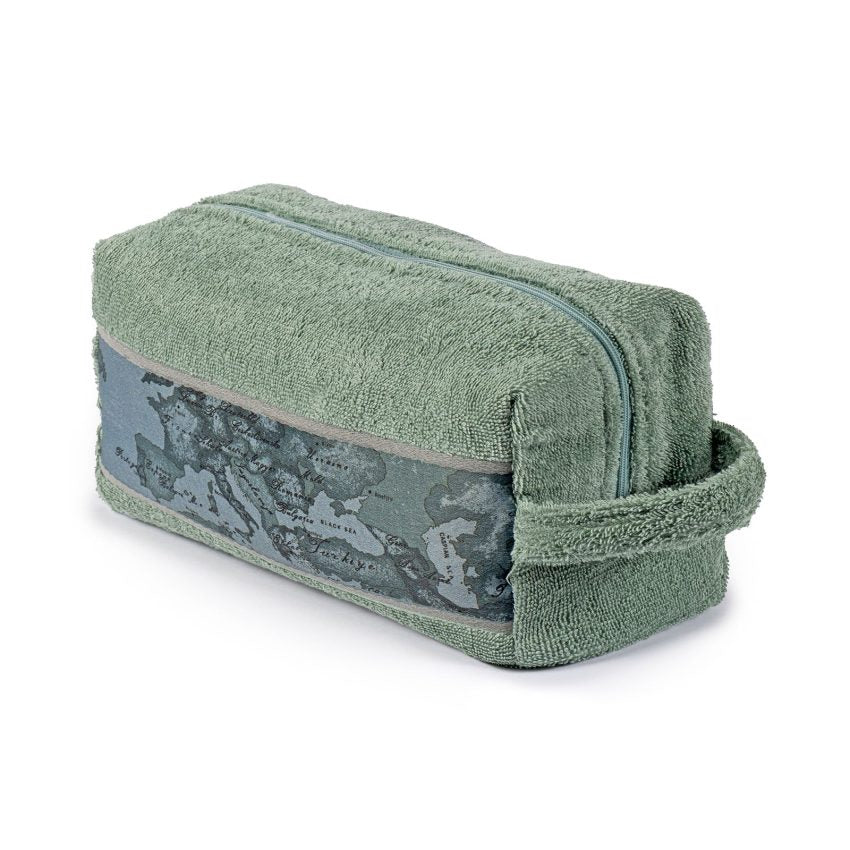 Coppia Asciugamani 1+1 in Spugna con Beauty ALVIERO MARTINI 1^ CLASSE - Tartan Green