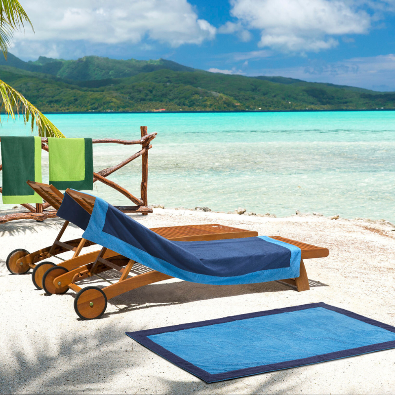 CARRARA Microsponge Beach Towel - Voyage