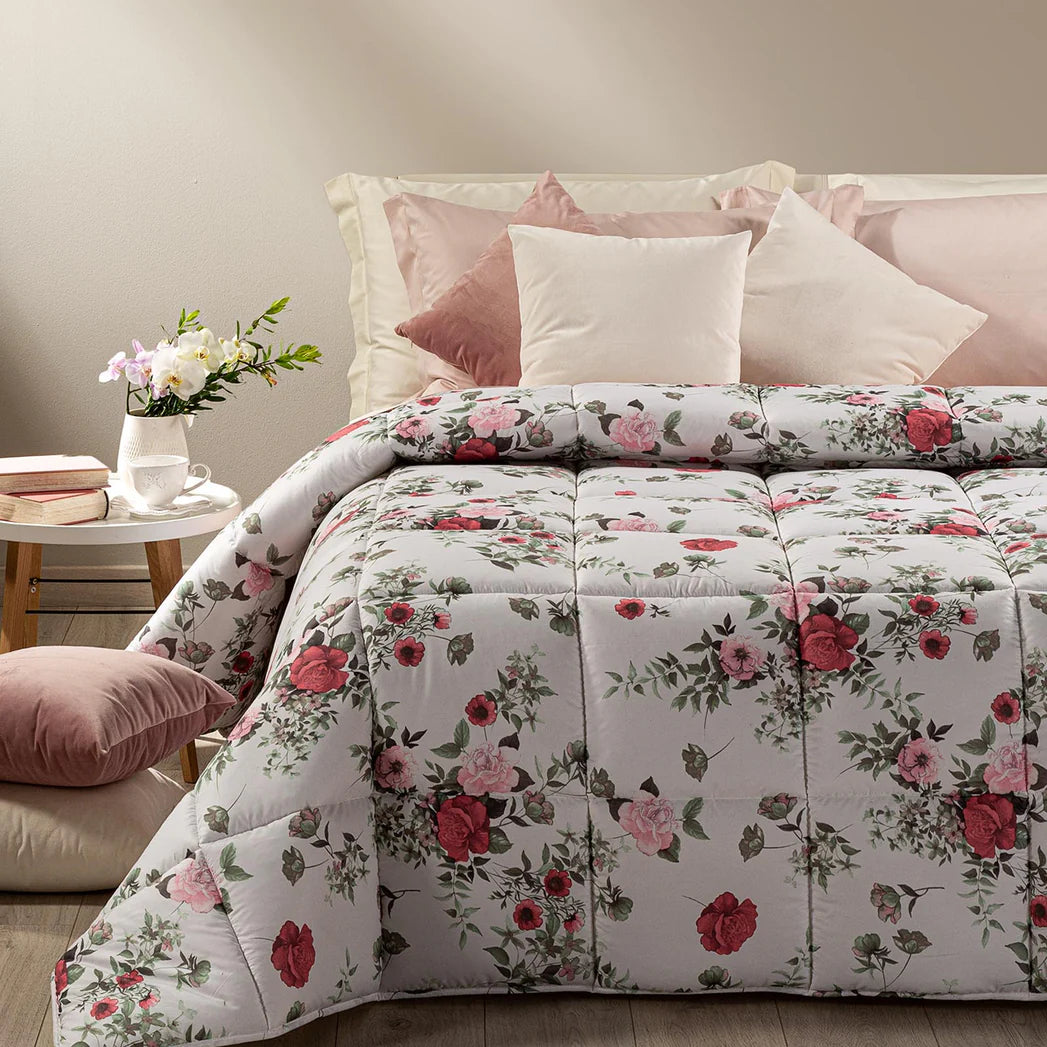 Trapunta invernale in Microfibra CALEFFI - Rosita Corallo