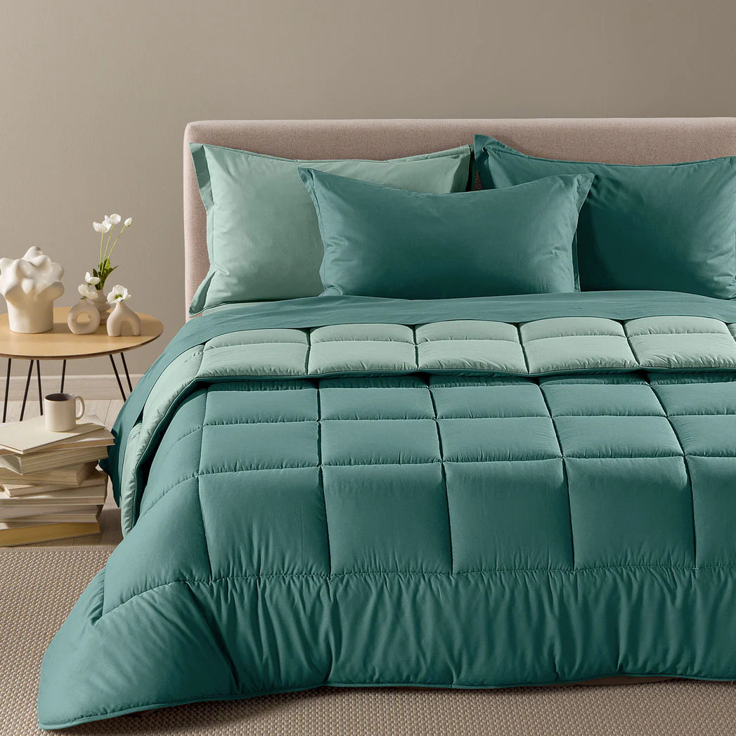 Trapunta invernale Double Color in Lyocell e cotone CALEFFI - Vita