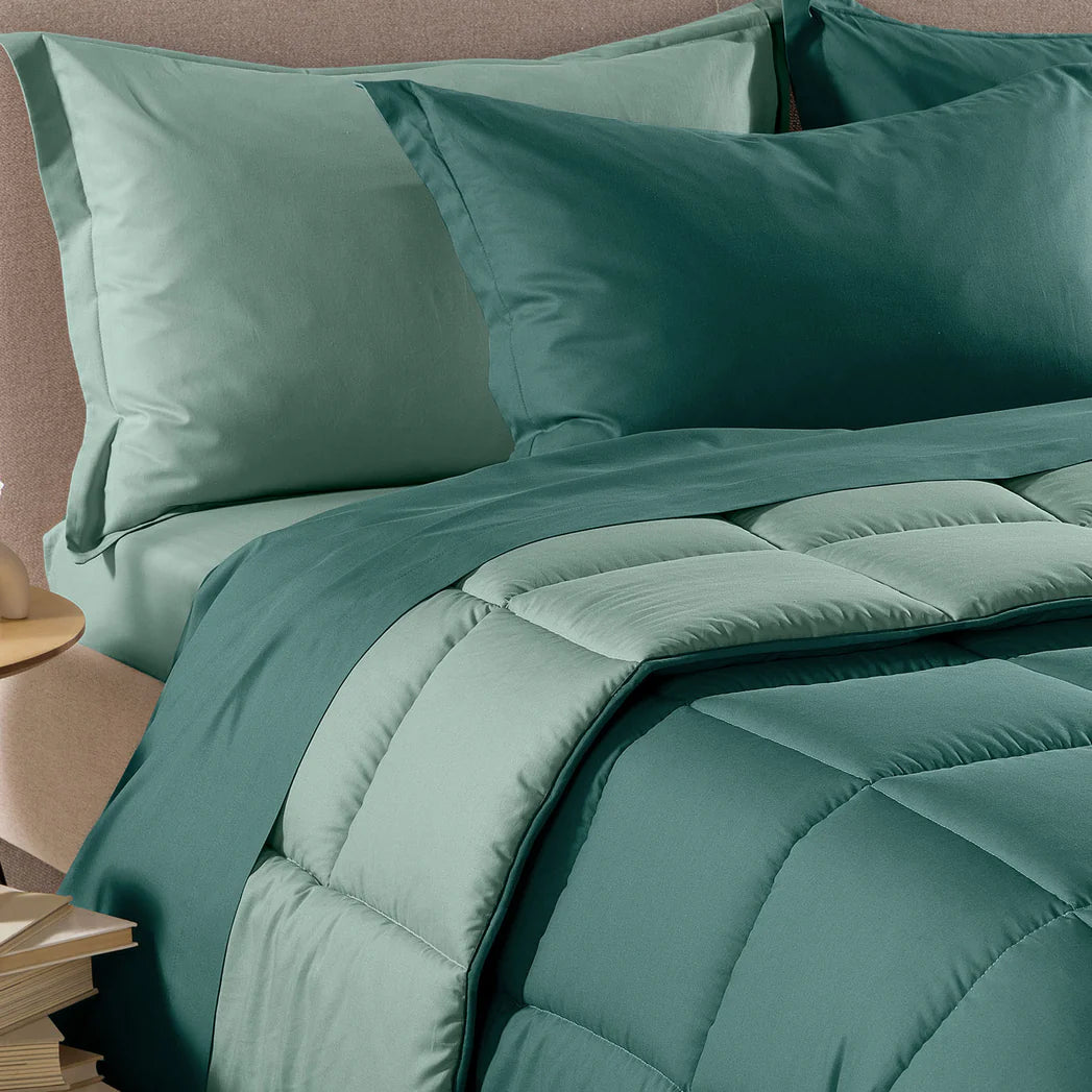 Trapunta invernale Double Color in Lyocell e cotone CALEFFI - Vita