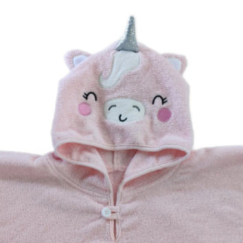 Accappatoio Poncho in Spugna di Cotone con Cappuccio a forma di Animaletto - Jimmy