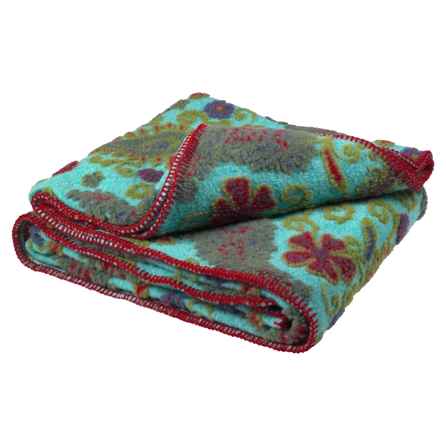 Plaid Blanket in Boiled Wool LANA ITALIA - Cashmere