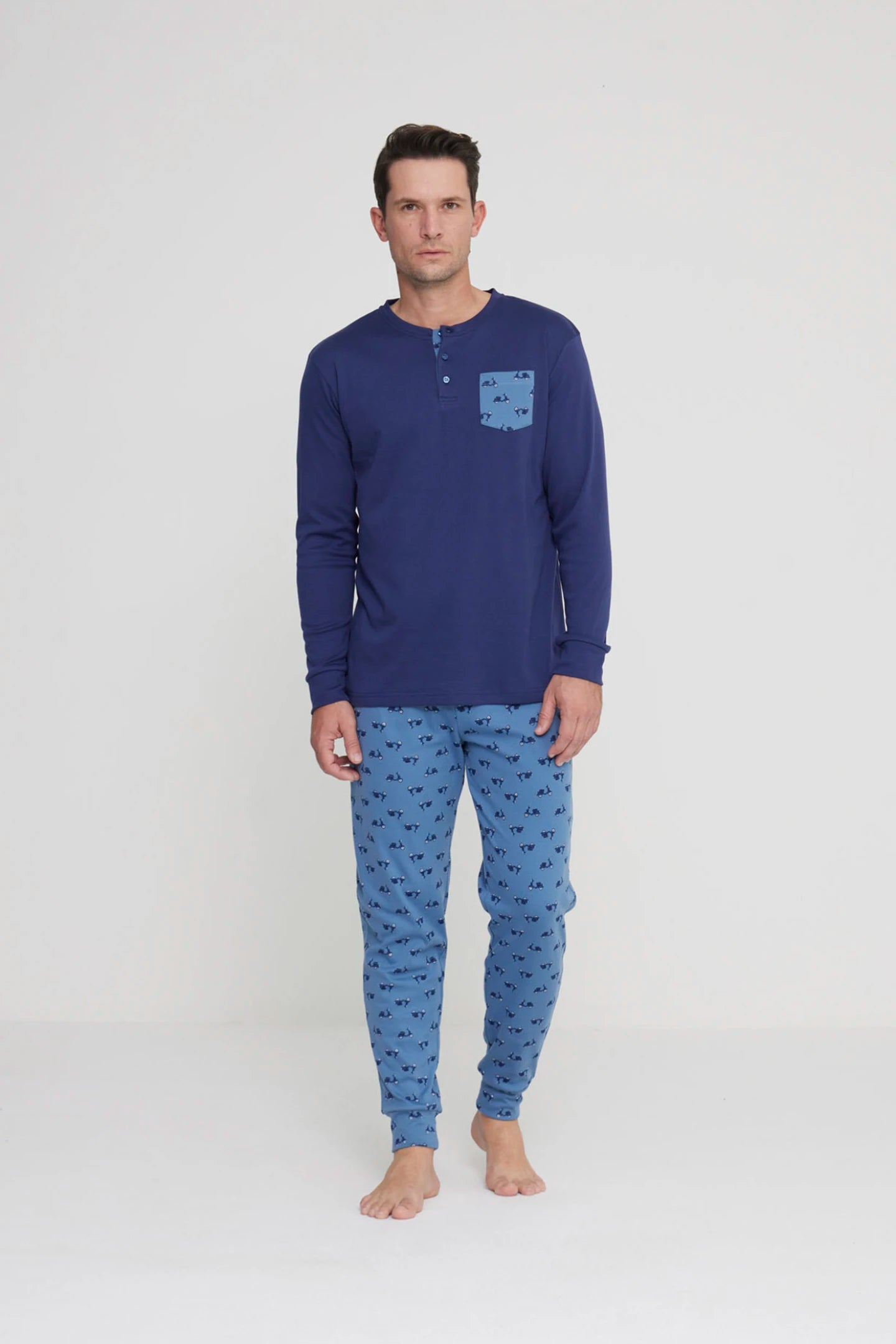 Pigiama uomo caldo cotone NOI DI NOTTE - Yuppie