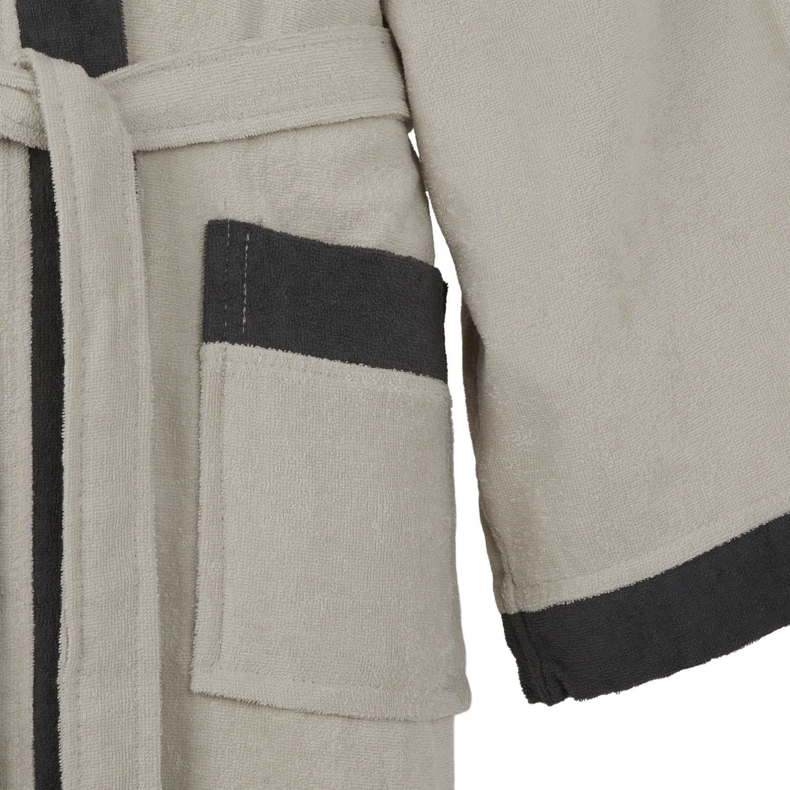 CARRARA Cotton Microterry Bathrobe with Hood - Voyage