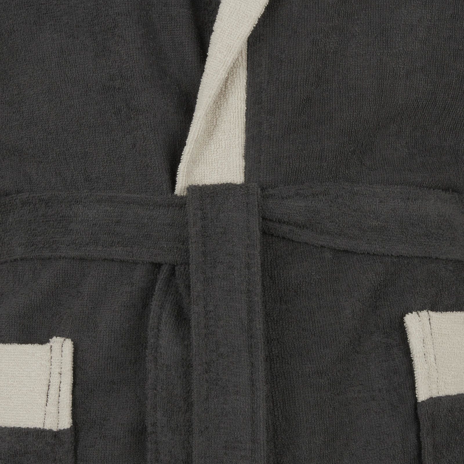 CARRARA Cotton Microterry Bathrobe with Hood - Voyage