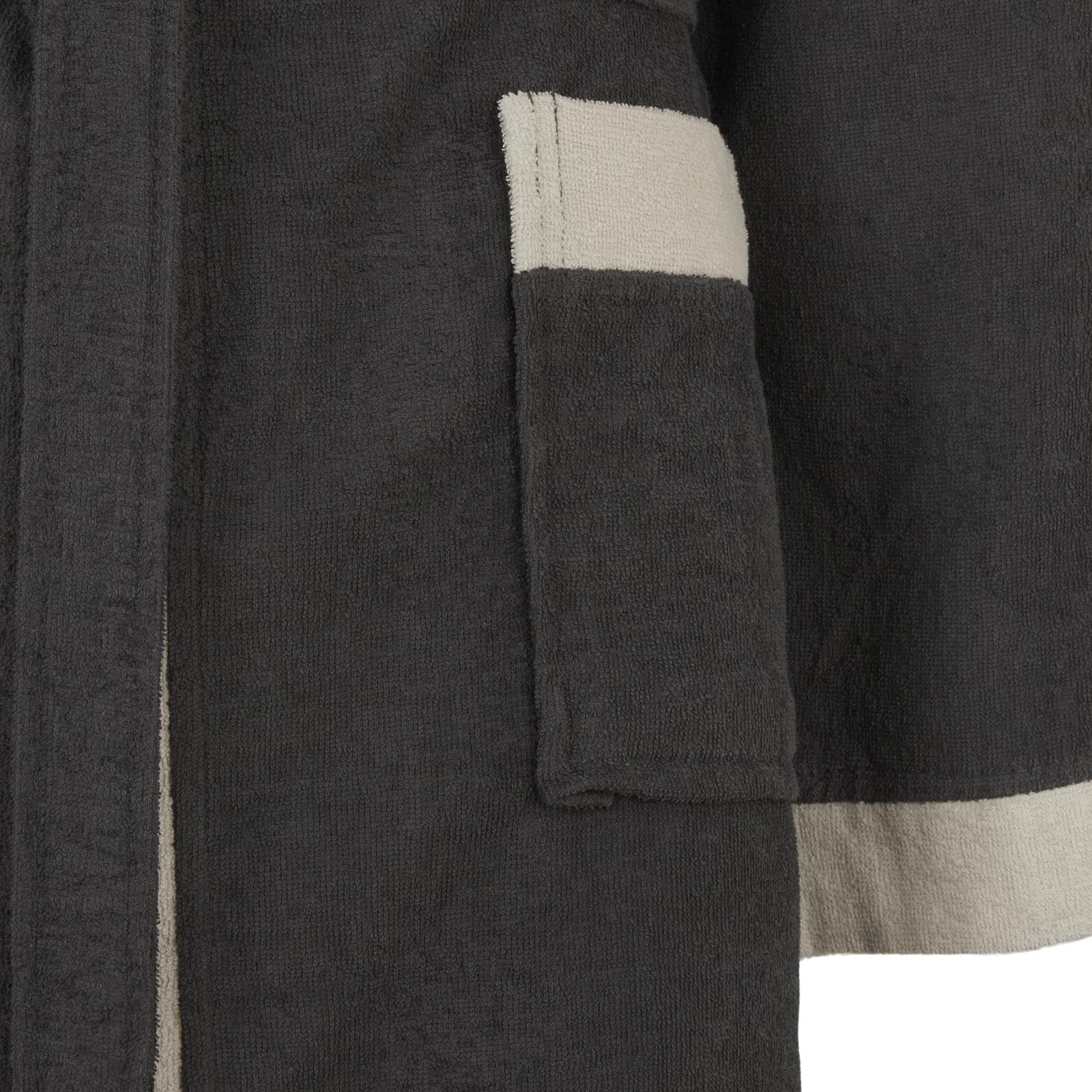 CARRARA Cotton Microterry Bathrobe with Hood - Voyage
