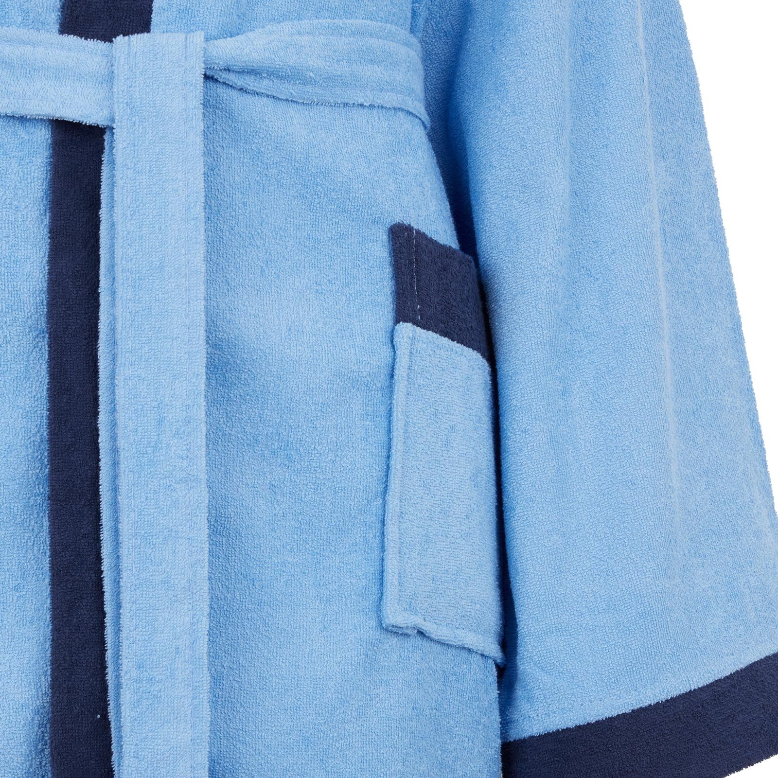 CARRARA Cotton Microterry Bathrobe with Hood - Voyage