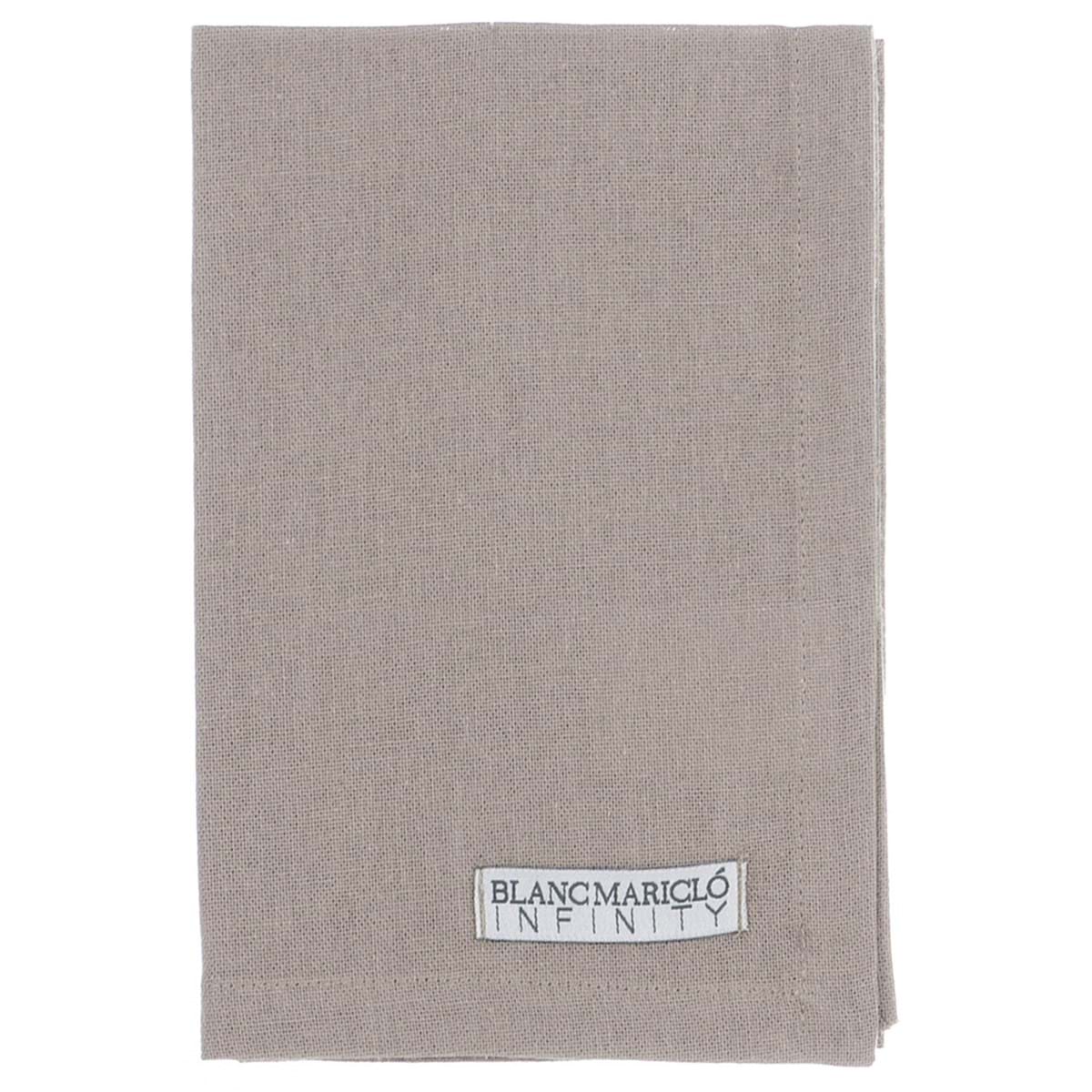Set of 6 Plain Napkins BLANC MARICLO' - Infinity 