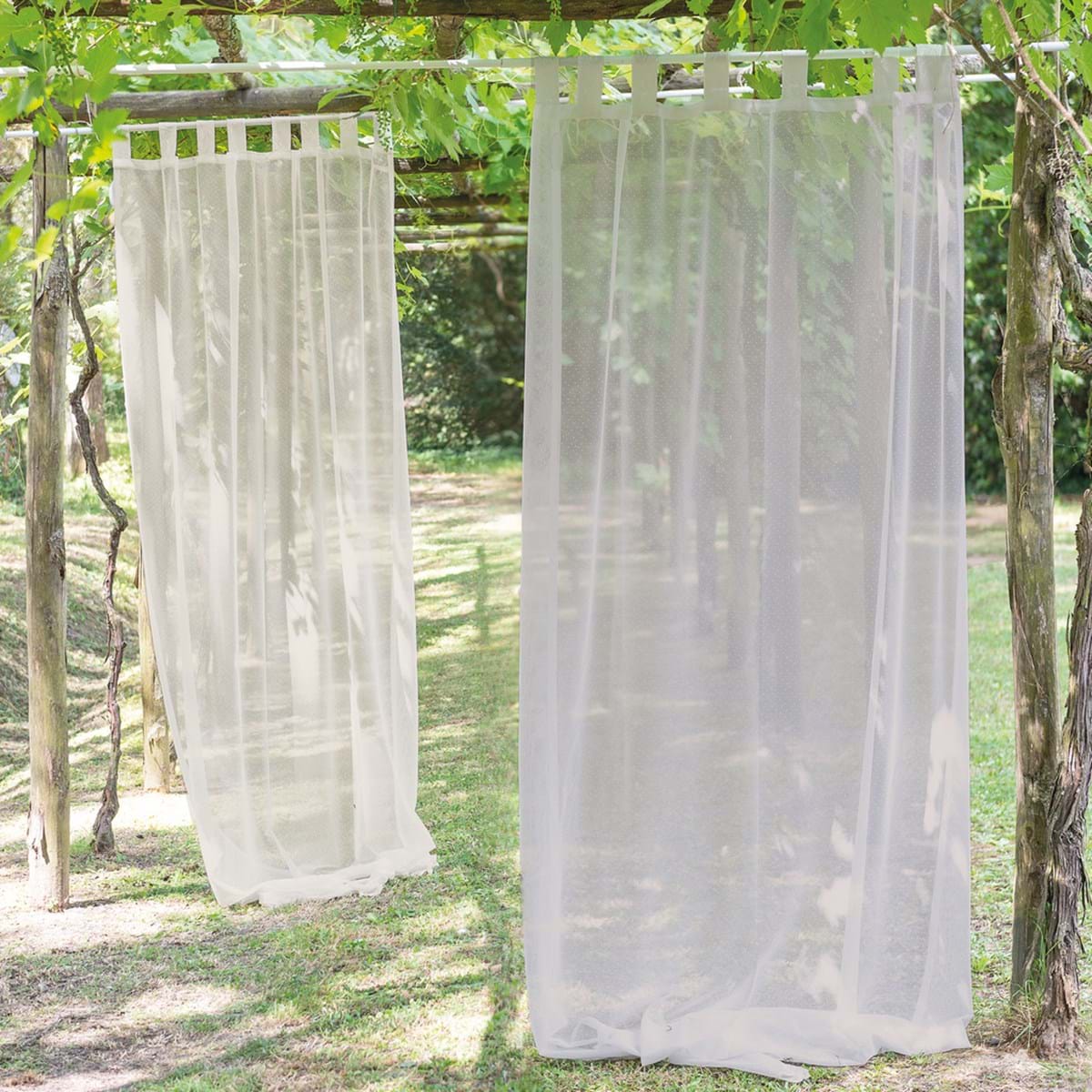 Tulle Curtain Blanc Mariclò - Waiting