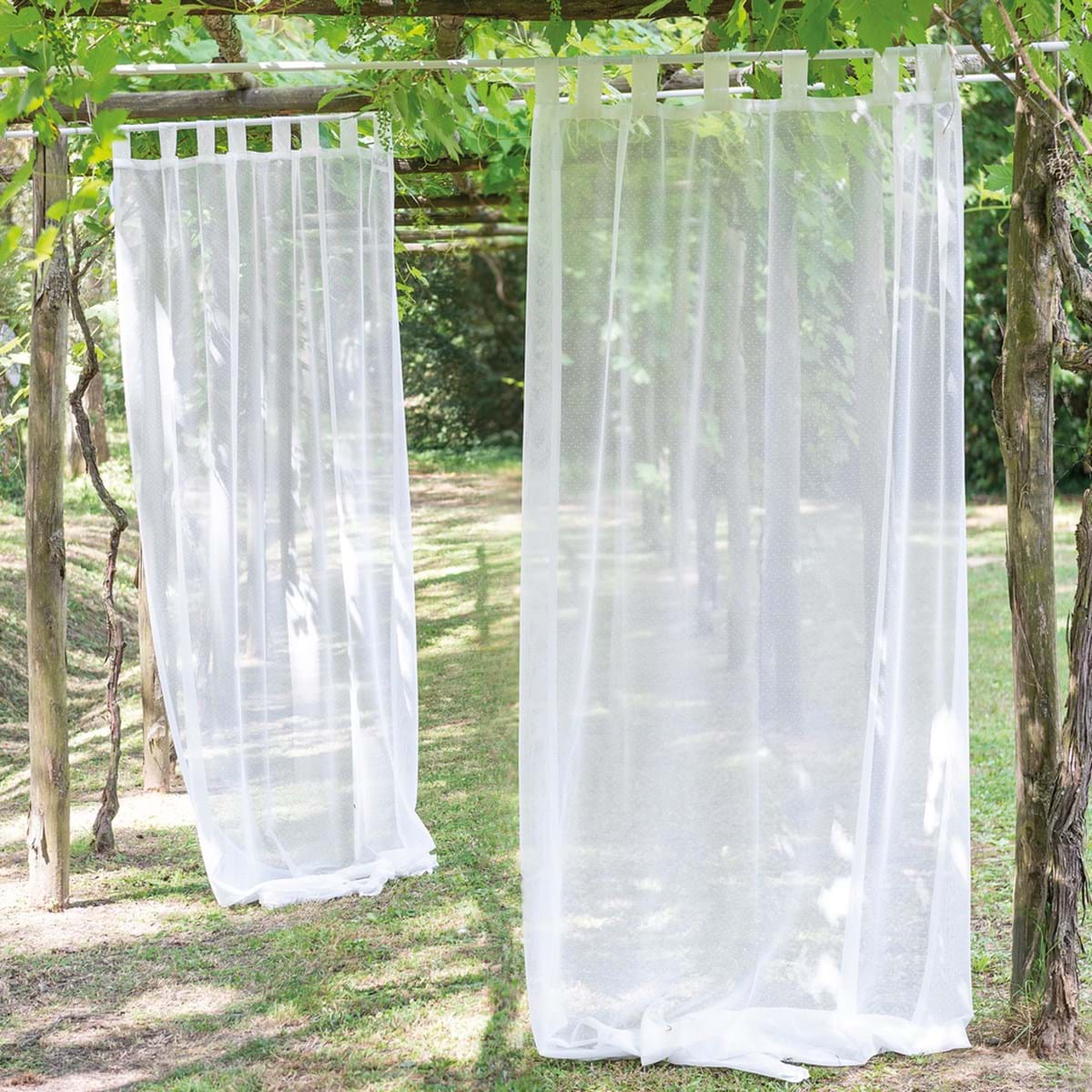 Tulle Curtain Blanc Mariclò - Waiting