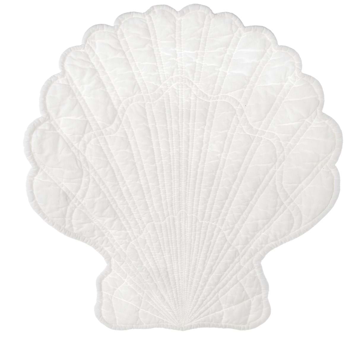 American Quilted Placemat BLANC MARICLO' - Shell