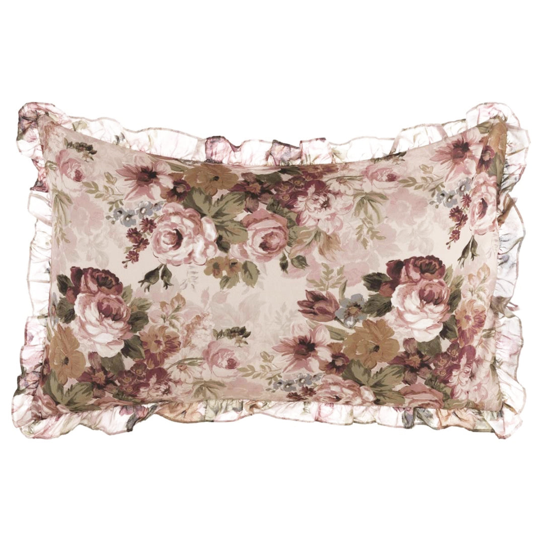 Pillow cover with printed Gala Blanc Mariclò - Fresco