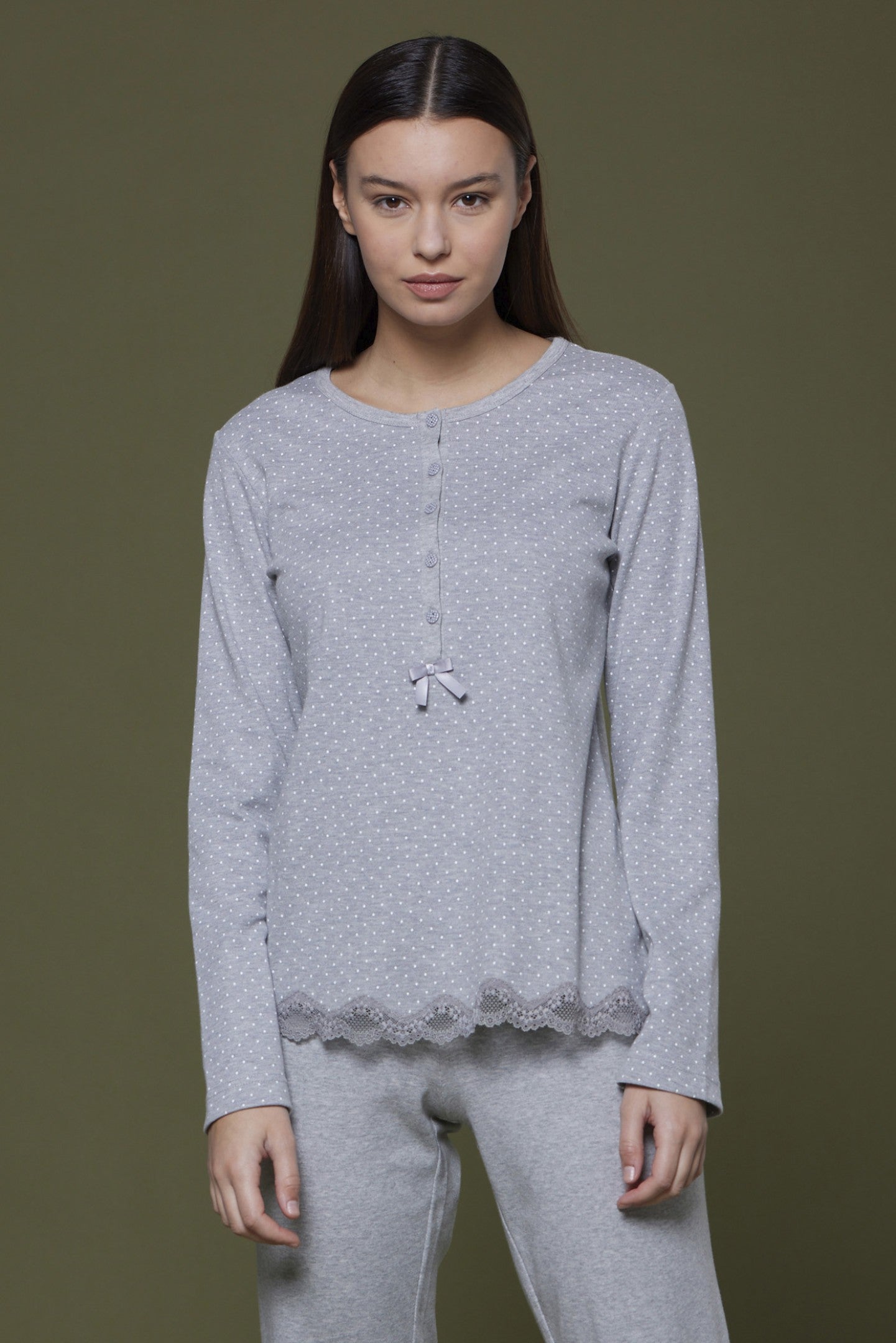 Women's warm cotton pajamas NOI DI NOTTE - Giulia