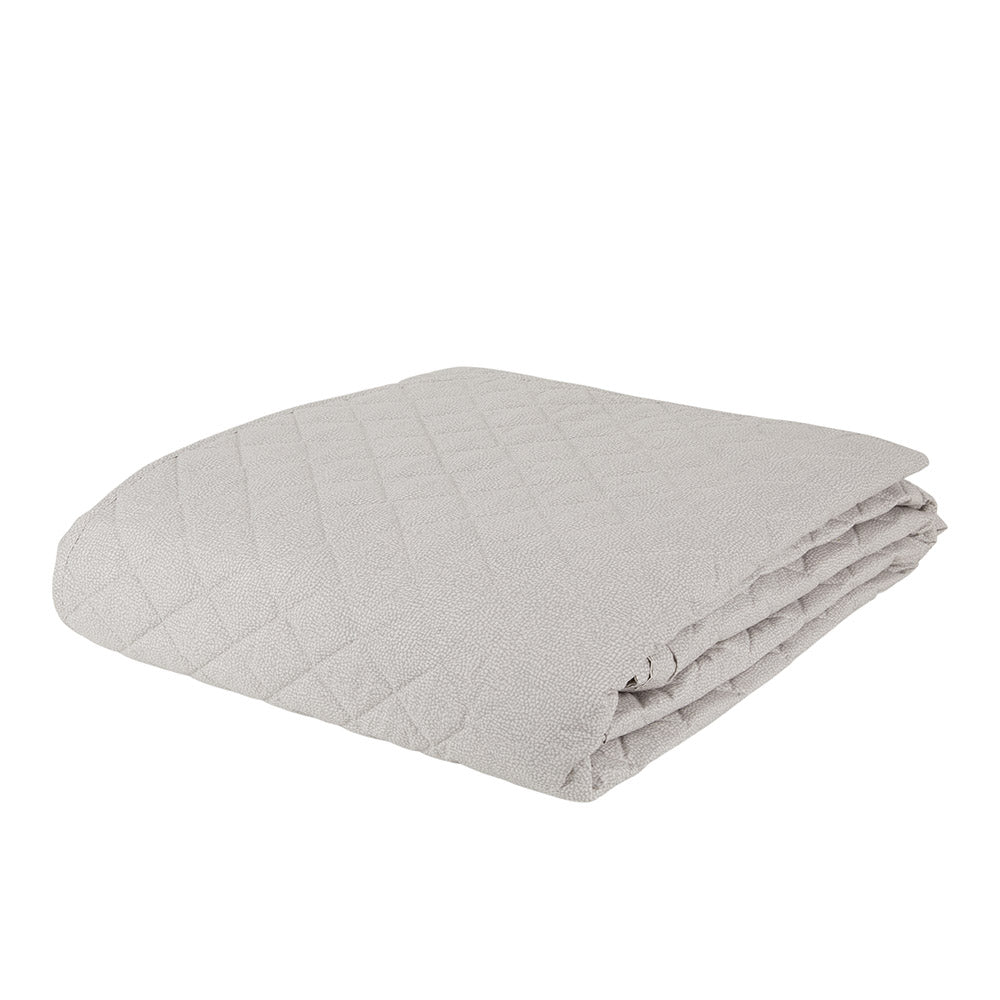 BORBONESE Double Quilted Bedspread in Percale - Oplà