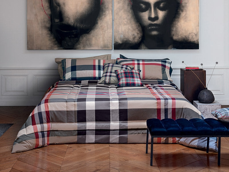 BOSSI Yarn Dyed Duvet Cover Set - Lennox