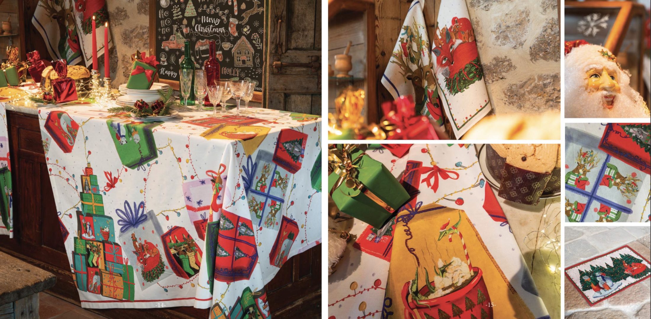 Pure Cotton Tablecloth TUSCAN WEAVING - Sweet Fox 