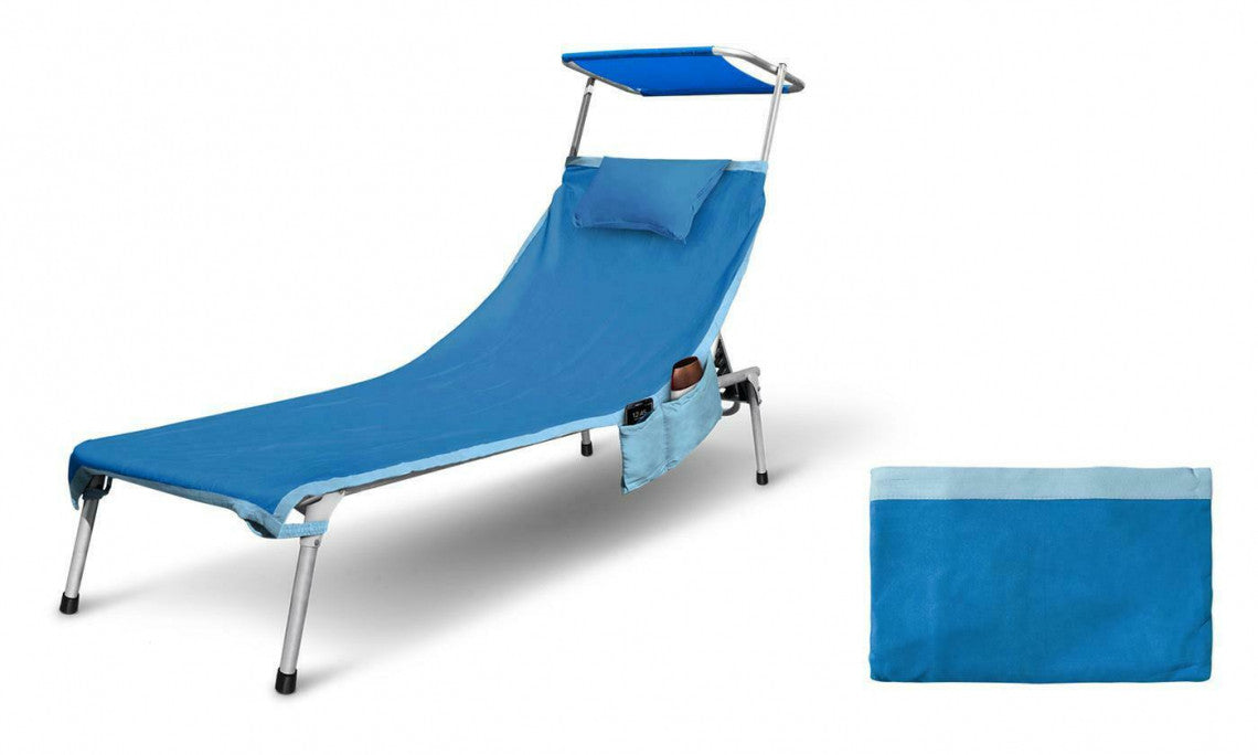 Beach Towel Microfibre Bedspread - Comfortable Solid Color with Contrasting Edge
