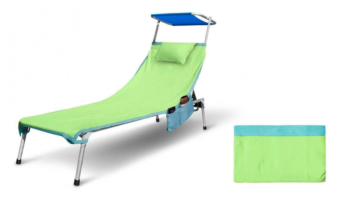 Beach Towel Microfibre Bedspread - Comfortable Solid Color with Contrasting Edge