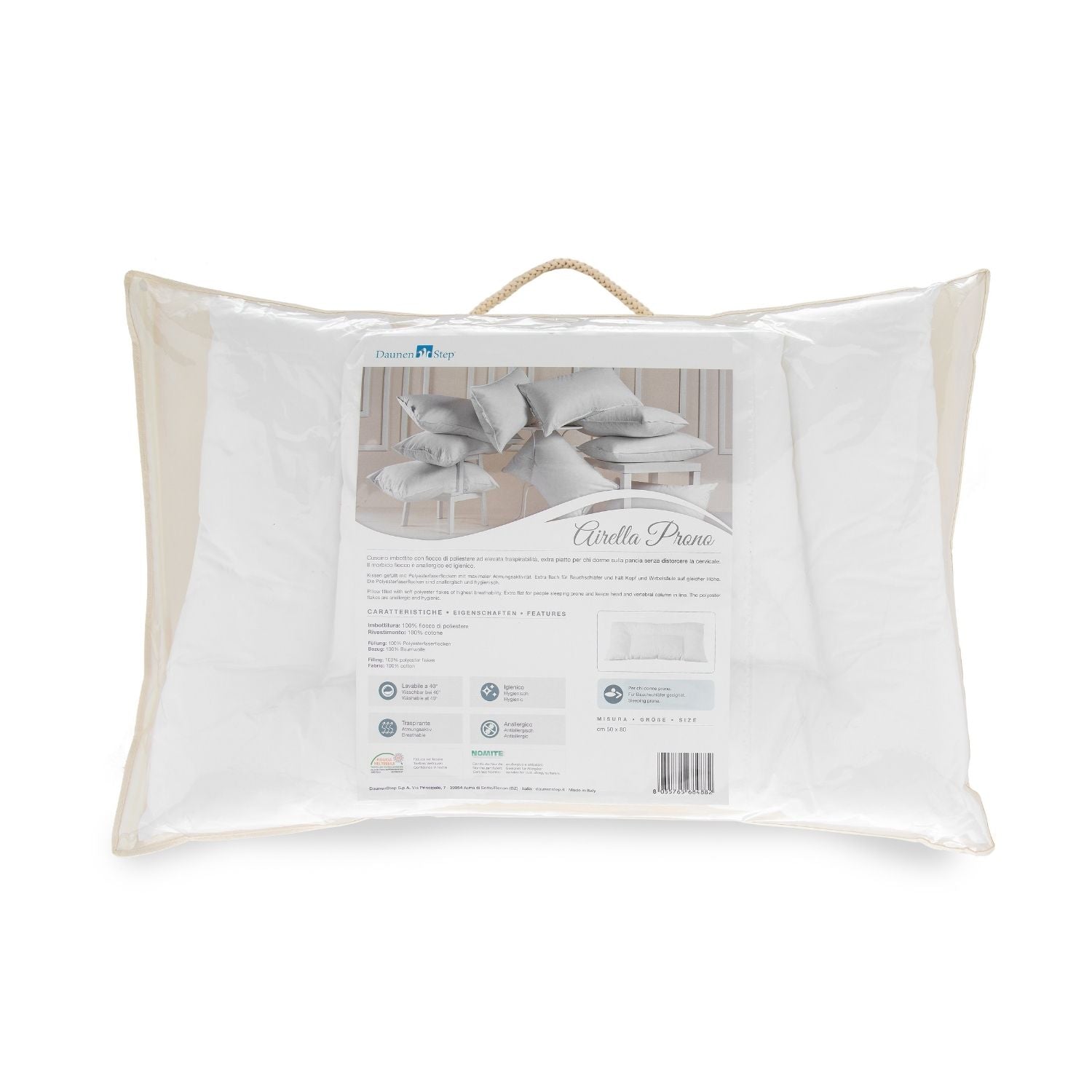 DAUNENSTEP Synthetic Fiber Pillow - Airella Prono 