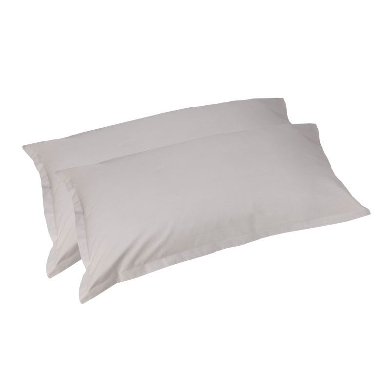 Pair of FAZZINI Cotton Percale Pillowcases - Arianna
