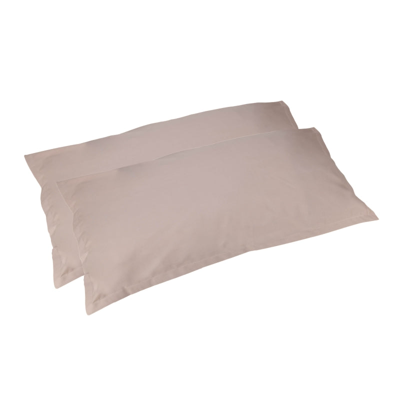 Pair of FAZZINI Cotton Percale Pillowcases - Arianna