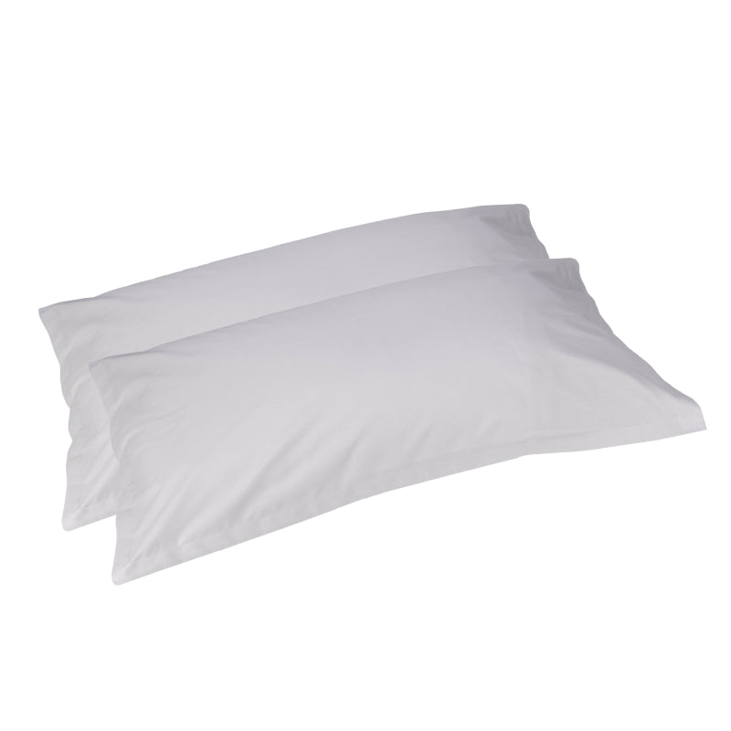 Pair of FAZZINI Cotton Percale Pillowcases - Arianna