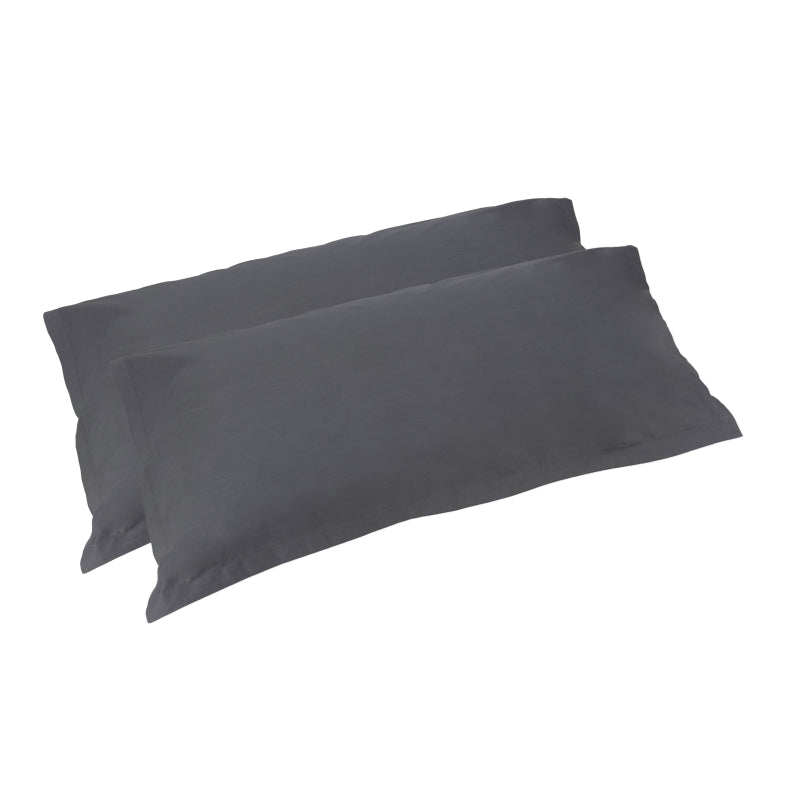 Pair of FAZZINI Cotton Percale Pillowcases - Arianna