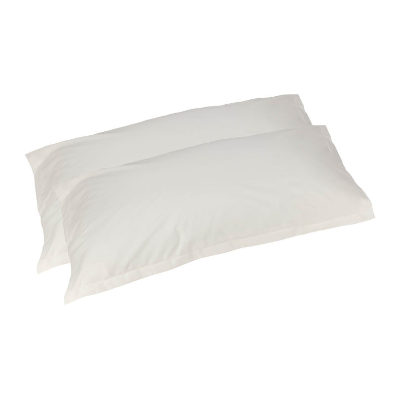 Pair of FAZZINI Cotton Percale Pillowcases - Arianna