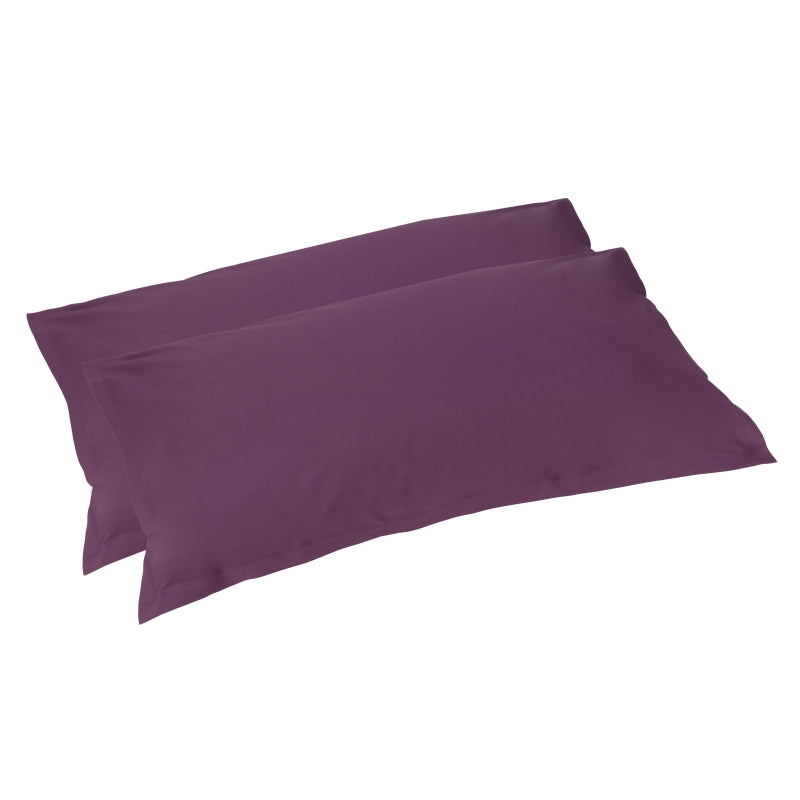 Pair of FAZZINI Cotton Percale Pillowcases - Arianna