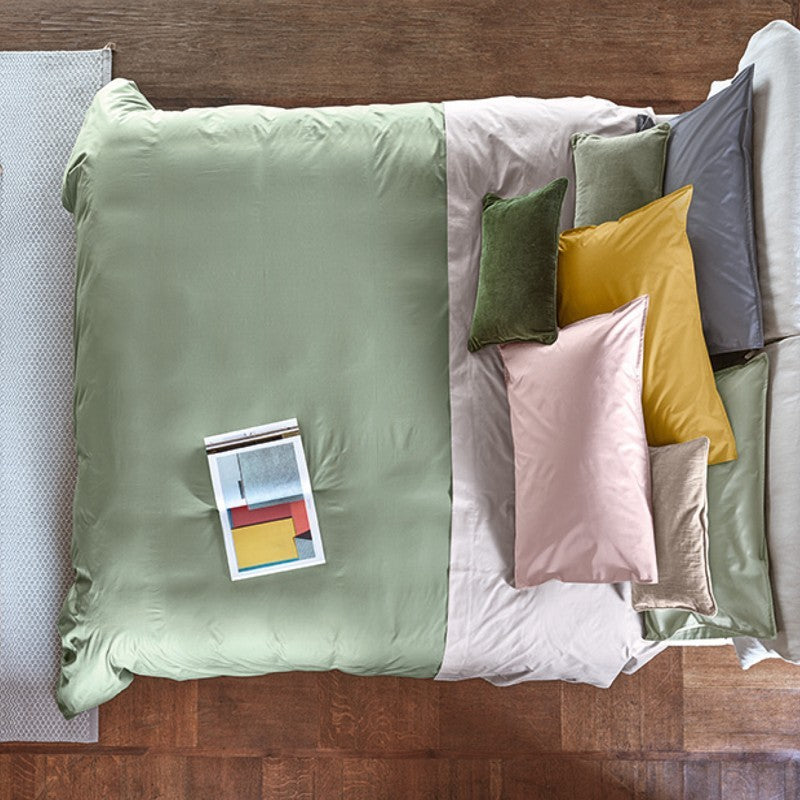 FAZZINI Cotton Percale Fitted Sheet - Arianna