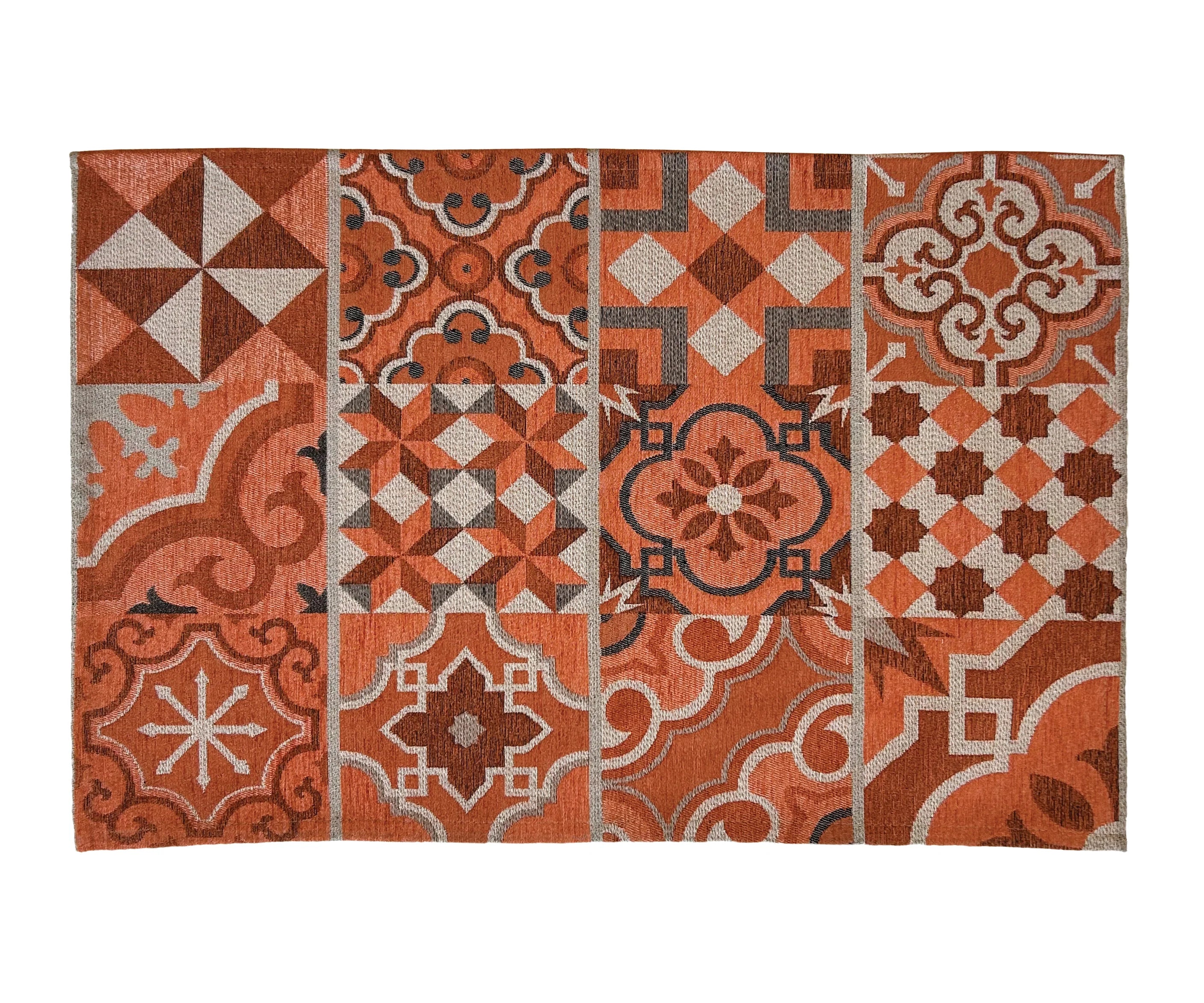 Handcrafted non-slip furnishing carpet - Cementine