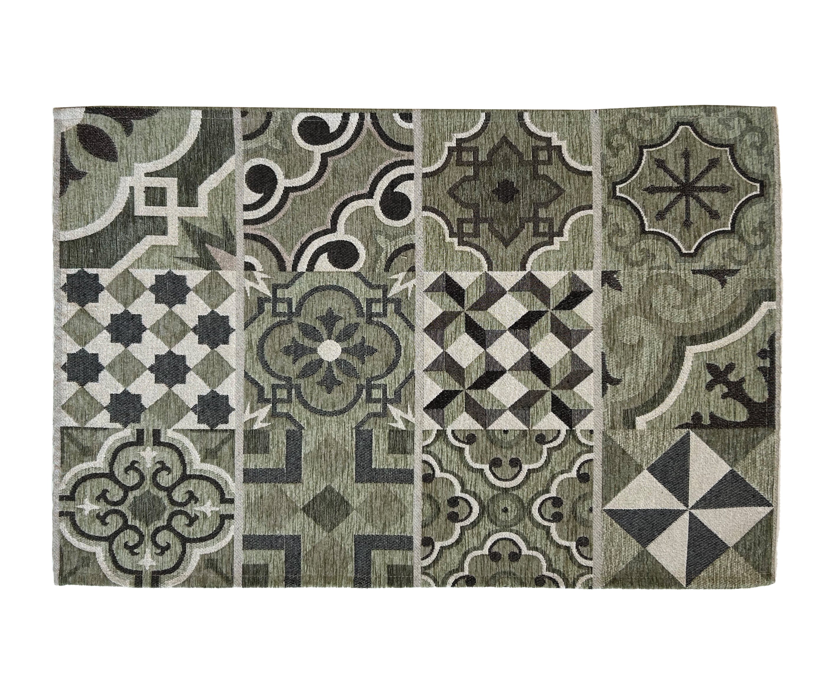 Handcrafted non-slip furnishing carpet - Cementine