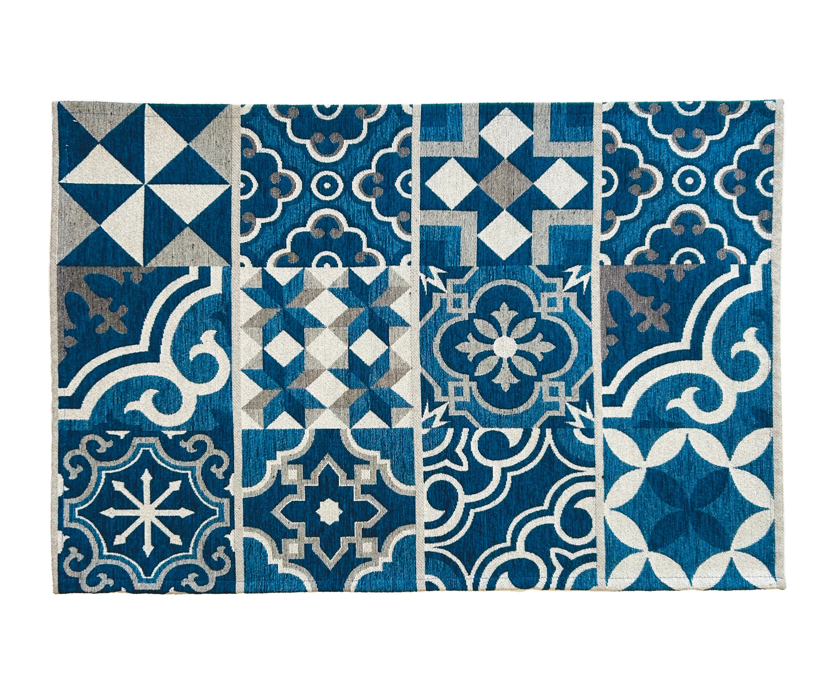 Handcrafted non-slip furnishing carpet - Cementine