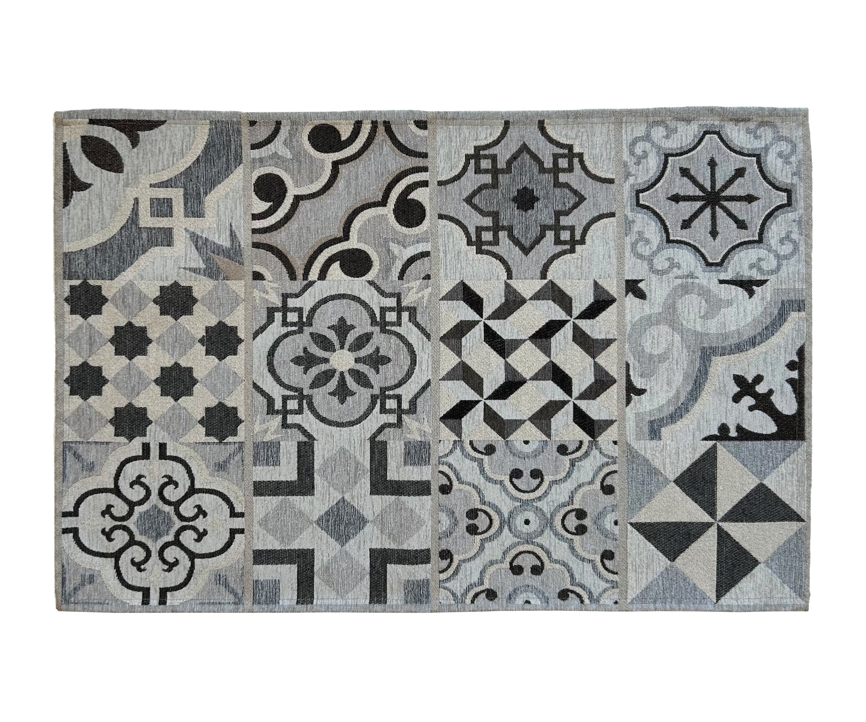 Handcrafted non-slip furnishing carpet - Cementine