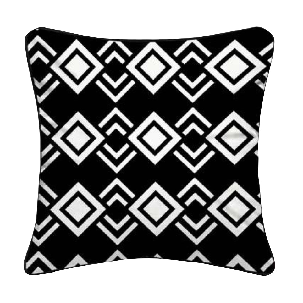 Velvet Furnishing Cushion CASA ANVERSA - Jungle Rombo