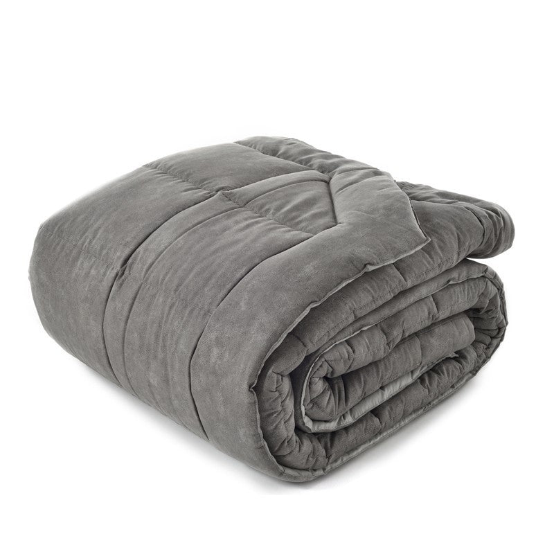 FAZZINI Double Winter Quilt - Galuchat Grey