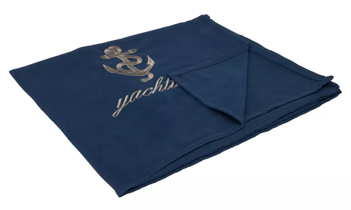 Solid Color Microfiber Beach Towel with Embroidery - New Honduras