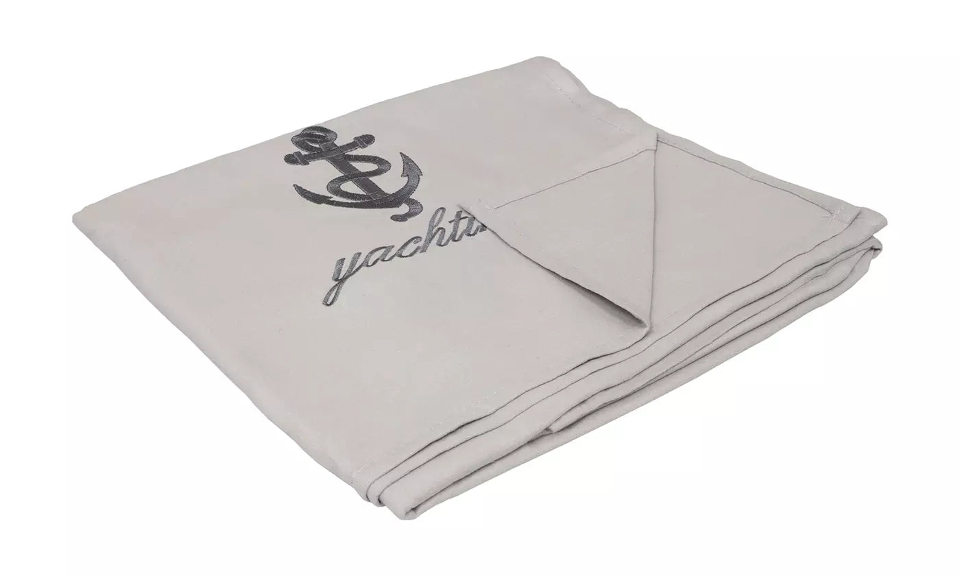 Solid Color Microfiber Beach Towel with Embroidery - New Honduras