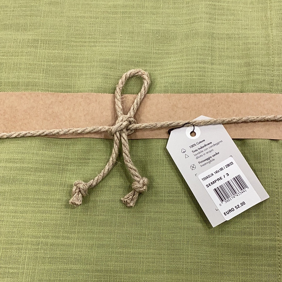 FAZZINI Pure Flamed Cotton Tablecloth - Always 
