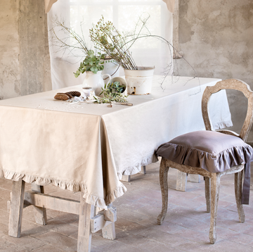 Tablecloth with Galetta BLANC MARICLO' - Infinity Collection