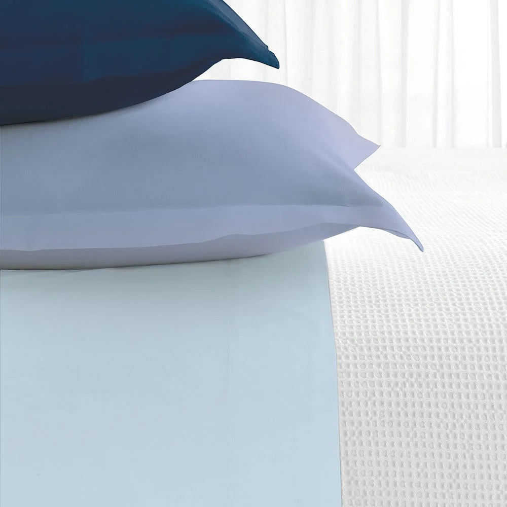 SOMMA Percale Cotton Double Fitted Sheet - Origami
