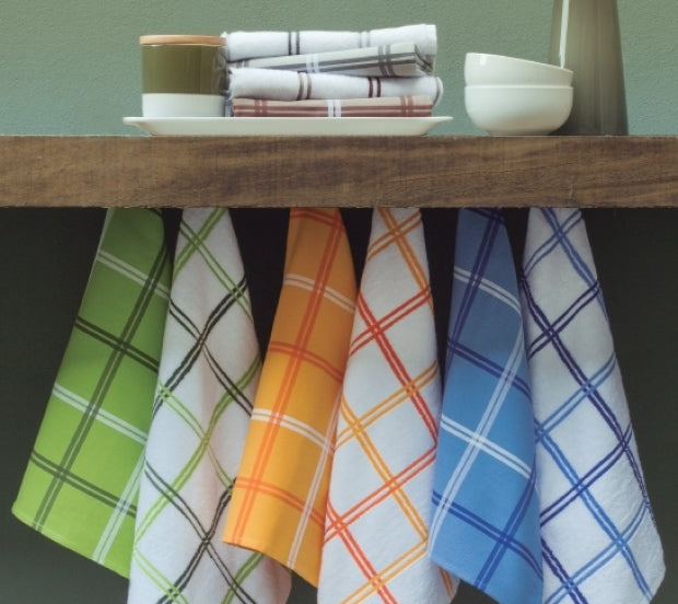 LASA HOME Cotton Tea Towel - Pure Square 83