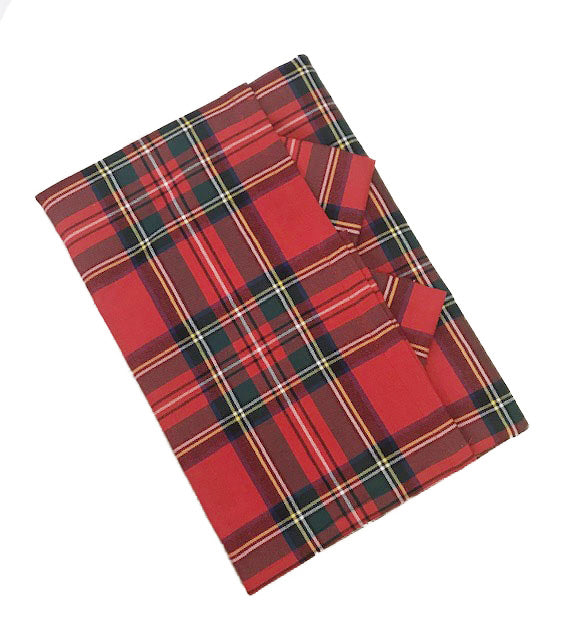 BOSSI Kitchen Runner with 2 Napkins - Tartan