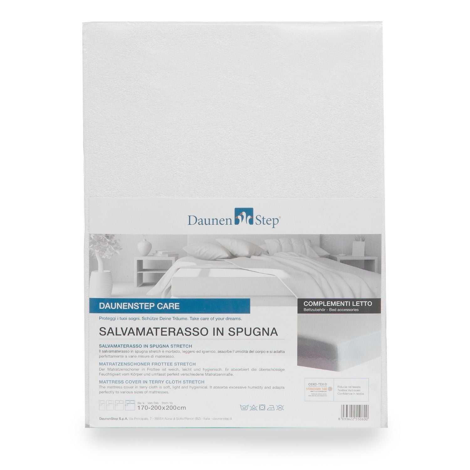Coprimaterasso in Spugna DAUNENSTEP - Care Soft