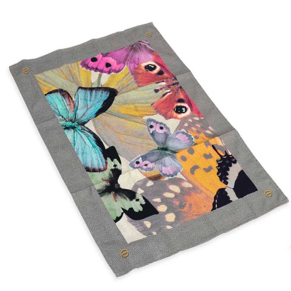 Strofinaccio da Cucina in Cotone e Stampa Digitale BORBONESE - Butterfly
