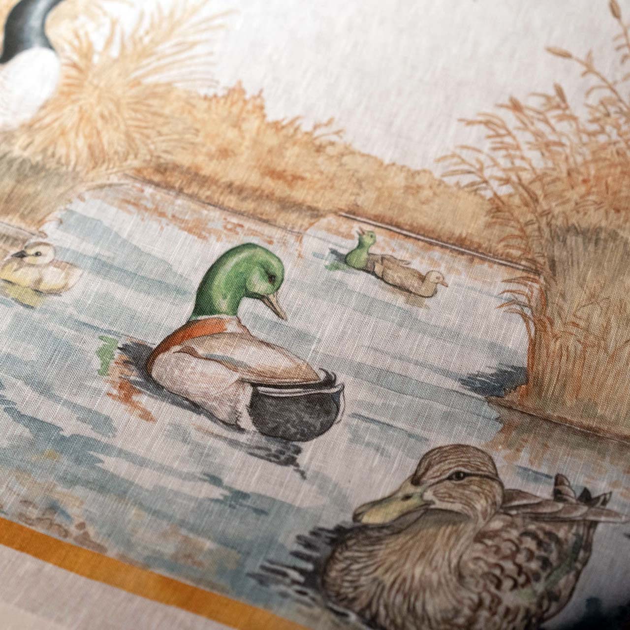 Pure linen tablecloth TUSCAN WEAVING - Laguna