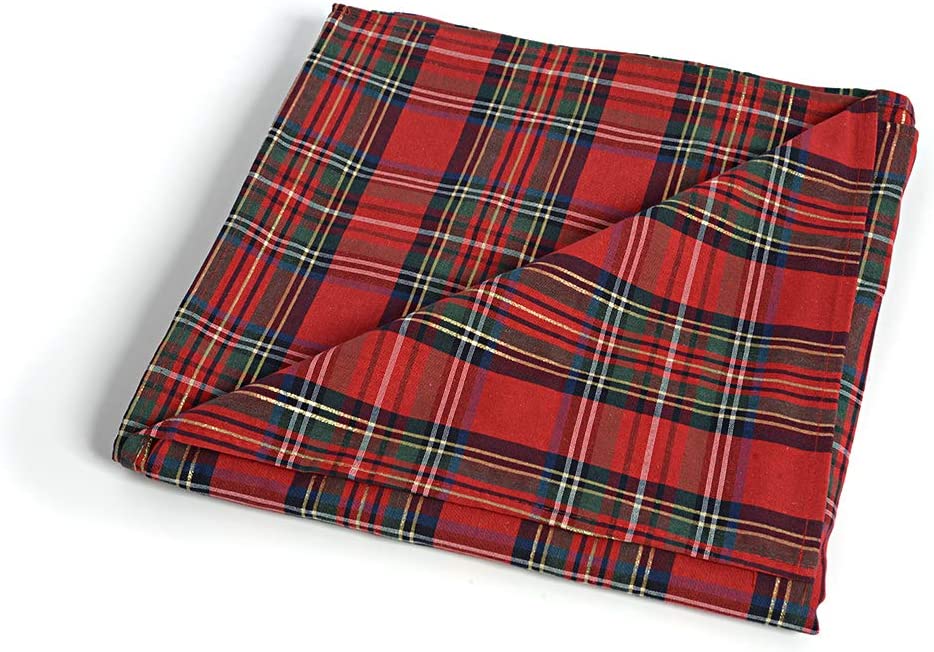 Scottish Tartan Tablecloth with Lurex - Natalina